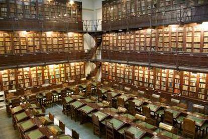 La biblioteca del Ateneo de Madrid.