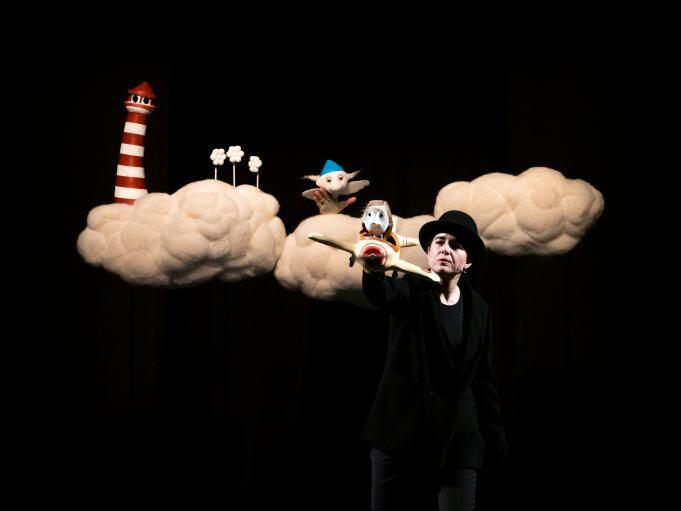 Las marionetas de 'Nube Nube' de Mariso García y Juan Manuel Quiñonero. FERNÁN GÓMEZ