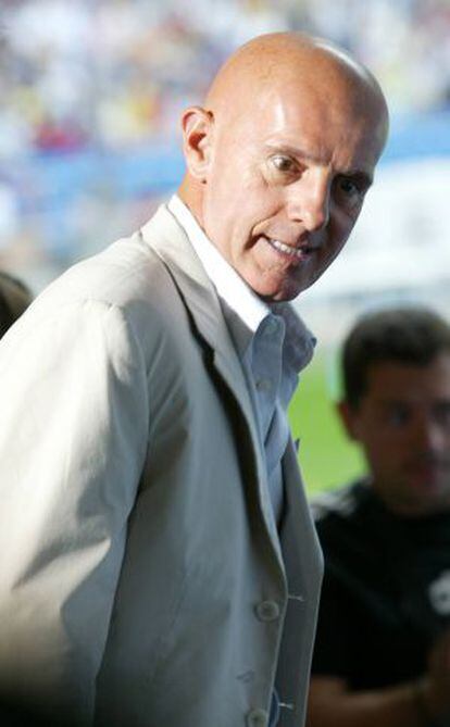 El entrenador italiano Arrigo Sacchi.