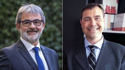 Jaume Serra, a l'esquerra, i Jordi Finazzi.