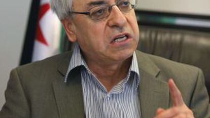 El líder del Consejo Nacional Sirio, Abdulbaset Seida.