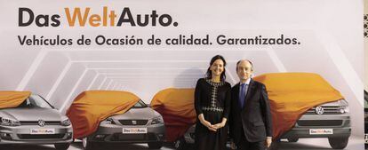 Arantxa Esteban y Antonio García, responsables de Das WeltAuto en Seat y Volkswagen, respectivamente