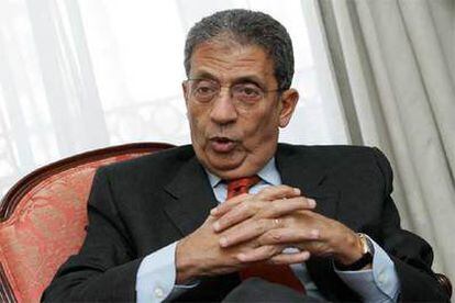 El secretario general de la Liga Árabe, Amer Musa, en Madrid en noviembre de 2004.