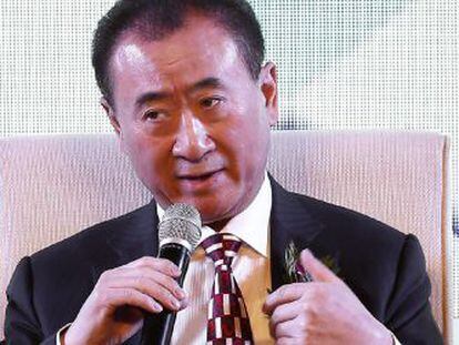 El magnate y propietario del gigantesco conglomerado empresarial Wanda, Wang Jianlin.