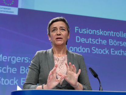 Margrethe Vestager, comisaria europea de Competencia.