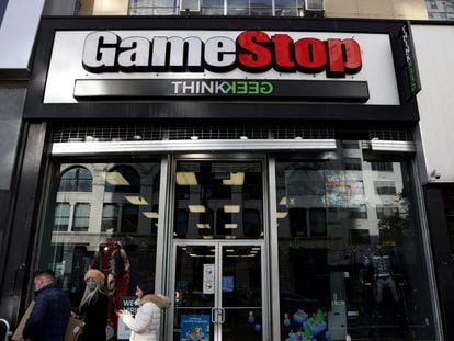 Una tienda de GameStop en Manhattan (Nueva York), en una imagen de 2021.