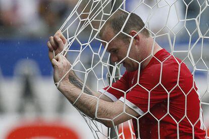 Wayne Rooney, durante el partido ante Japón.