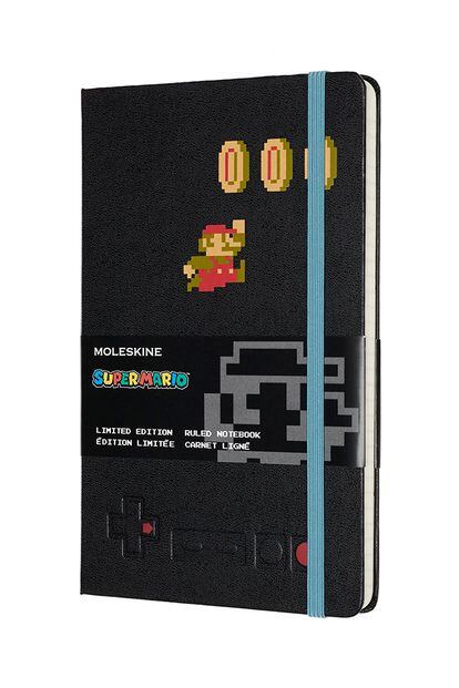Cuaderno de Moleskine, edición limitada Super Mario (22,90€).