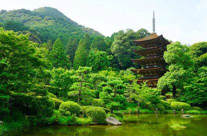 La pagoda de Ruriko-ji que vio San Francisco Javier en el siglo XVI a su llegada a Yamaguchi.