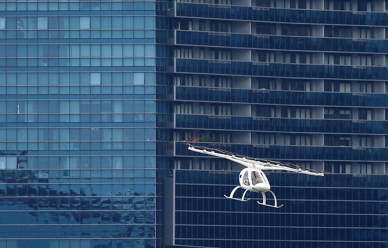 Taxi de Volocopter en Singapur el 22 de octubre