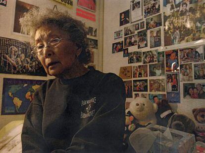 Yuri Kochiyama, activista contra el racismo en EE UU. 