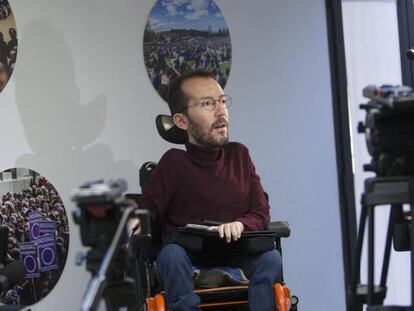 El secretario de Organizaci&oacute;n de Podemos, Pablo Echenique.