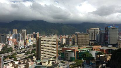 Vista de la ciudad de Caracas, desde Colinas de Bello Monte. 