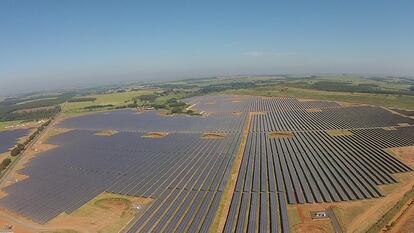 Una planta fotovoltaica.