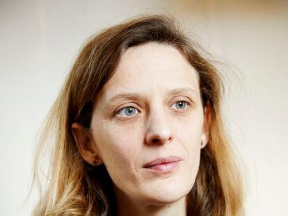 La directora francesa Mia Hansen-Løve, a principios de marzo en París.