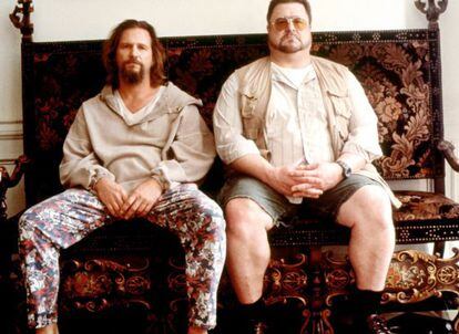 Jeff Bridges y John Goodman, en un momento de &#039;El gran Lebowski&#039;.