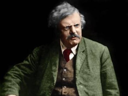 El escritor G. K. Chesterton.