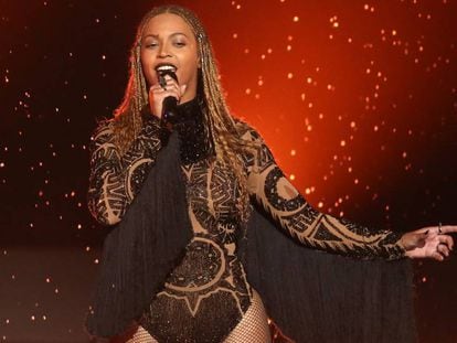 Beyonc&eacute; durante los premios BET, el pasado domingo en Los &Aacute;ngeles. 