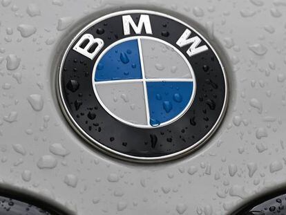 Logo de la marca alemana BMW.