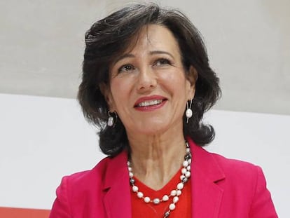 La presidenta de Banco Santander, Ana Botín.