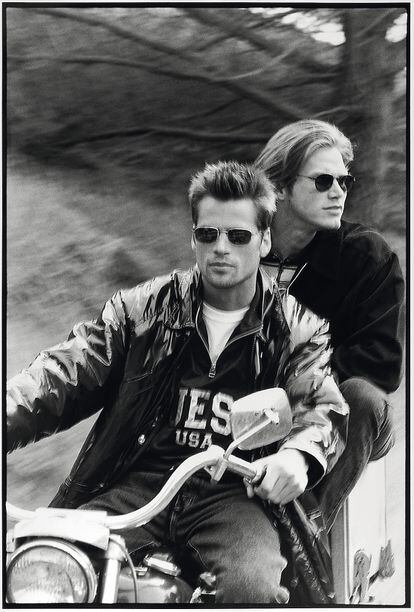 Mark Vanderloo y Jason Lewis en 1996.