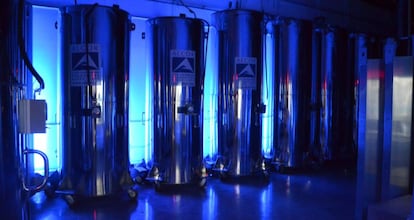 Tanques de criogenización de Alcor.