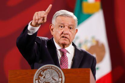 Andrés Manuel López Obrador, presidente de México, en una conferencia de prensa el 10 de octubre pasado.