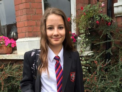 La joven británica Molly Russell, quien se quitó la vida a los 14 años en 2017.