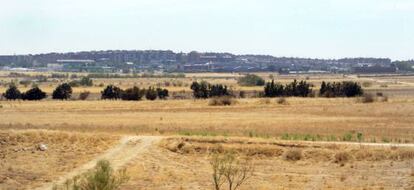 Terrenos del término de Alcorcón ofrecidos a Eurovegas. 