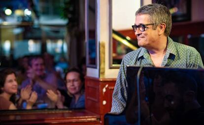 Chano Domínguez, en el café Central de Madrid en 2018. 