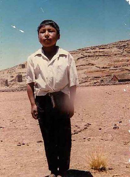 Niño peruano apadrinado dos veces por Intervida.