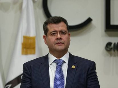 El nuevo jefe de Gobierno de la Ciudad de México, José Ramón Amieva, el pasado 23 de febrero. 
