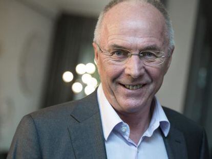 El entrenador Sven-Goran Eriksson,