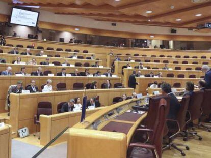 El Senado, durante un pleno de la pasada legislatura.