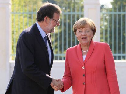 Mariano Rajoy y Angela Merke, en agosto de 2015.