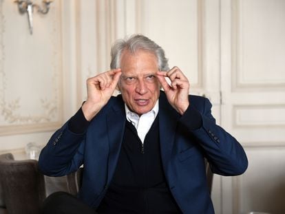 El ex primer ministro francés Dominique de Villepin, durante la entrevista el pasado lunes en París.