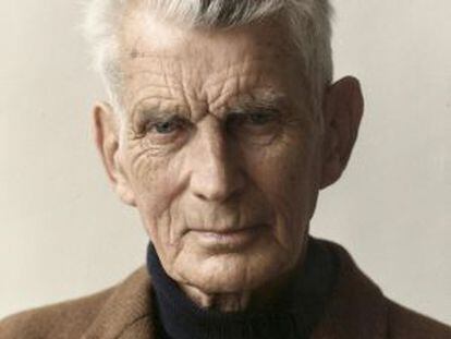 El escritor irlandés Samuel Beckett (1906-1989).