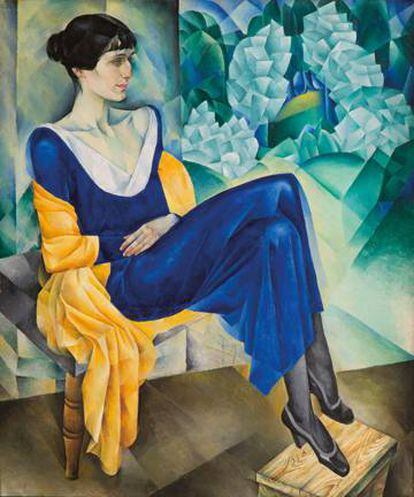 'Retrato de Anna Ajmátova', de Nathan Altman (1915).