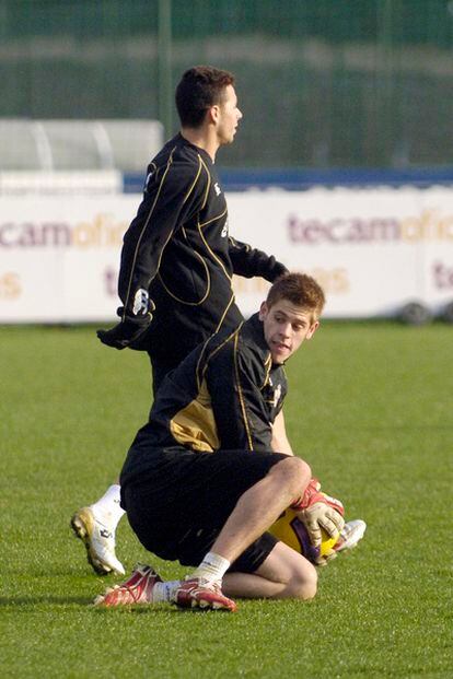 Fabricio, durante un entrenamiento.