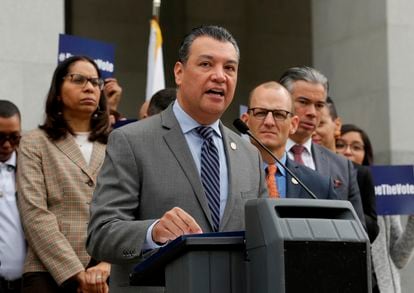 El futuro senador por California Alex Padilla, en Sacramento el pasado 2019.