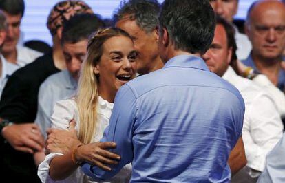 Tintori celebra con Macri la victoria de este.