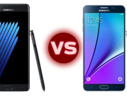 Samsung Galaxy Note 7 y Note 5 ¿qué ha cambiado en la nueva generación?