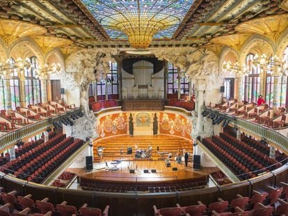 El Palau de la Música de Barcelona.