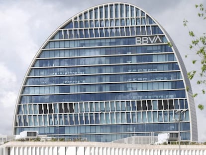 Sede del BBVA, en Madrid. 