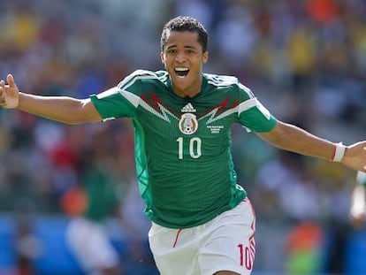 Giovani dos Santos, en el Mundial de Brasil 2014.