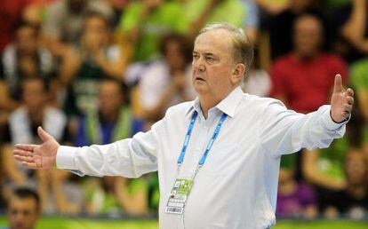 El entrenador de Eslovenia Bozidar Maljkovic