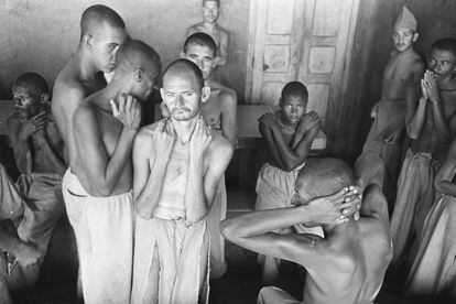 Habitacion en el Hospital Colonia en 1959.