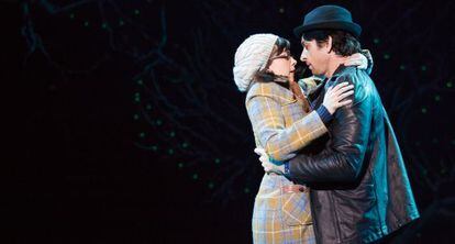 Margo Seibert y Andy Karl en &#039;Rocky&#039;, el musical. 