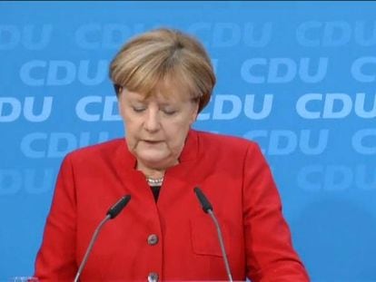 La canciller Angela Merkel, en una imagen tomada en Berlín el pasado mes de agosto.