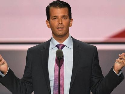 Donald Trump Jr. en Cleveland. 